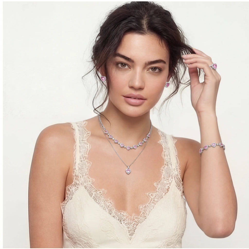 Romance Heart Jewelry Set