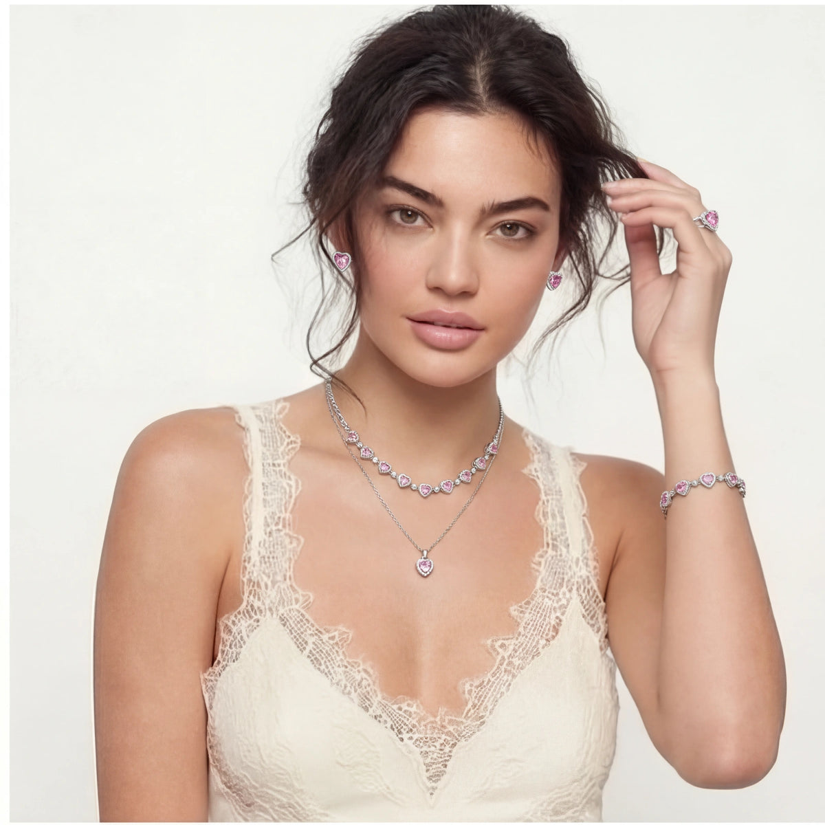 Romance Heart Jewelry Set