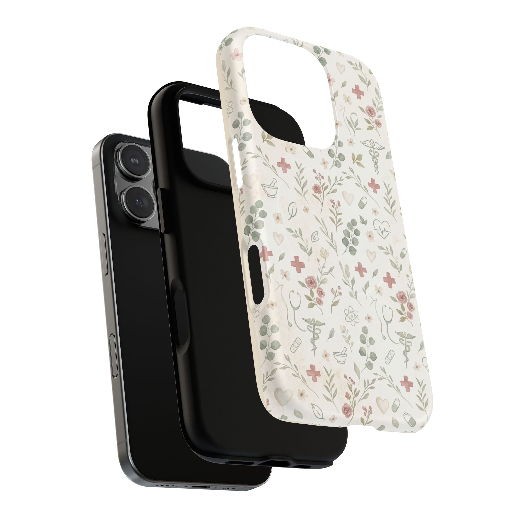 Floral Watercolor Phone Case – Botanical Print Case for iPhone