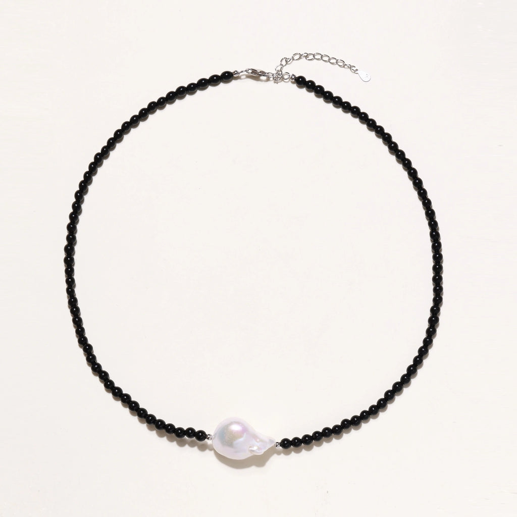 Midnight Pearl Necklace