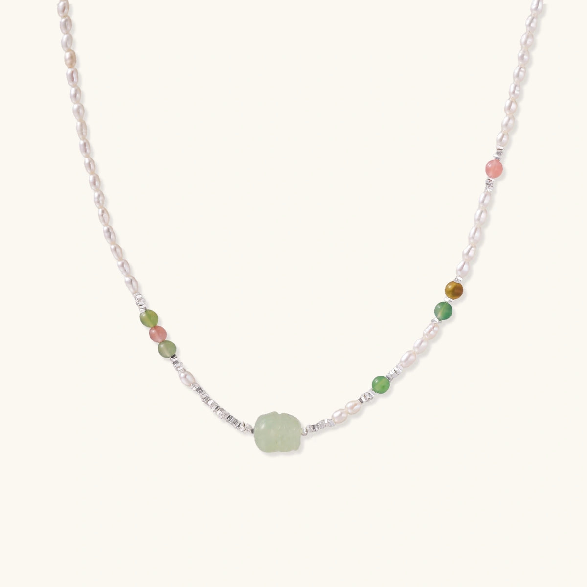 Jade Garden Pearl Necklace