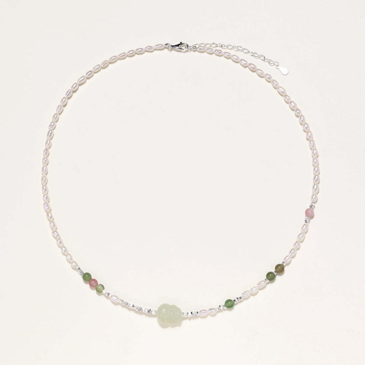 Jade Garden Pearl Necklace