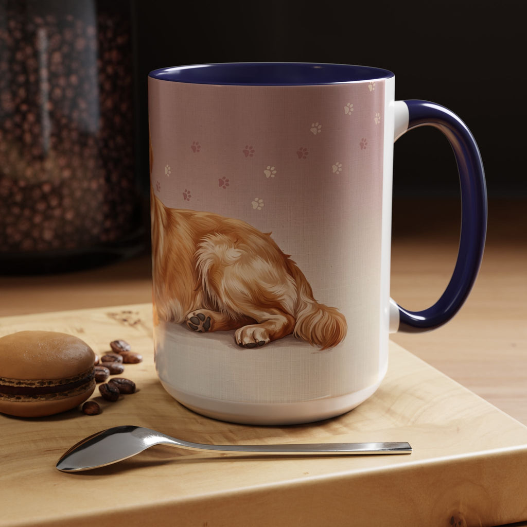 Golden Retriever Lying Down Mug | Golden Retriever Lover Gift | Cute Dog Coffee Mug