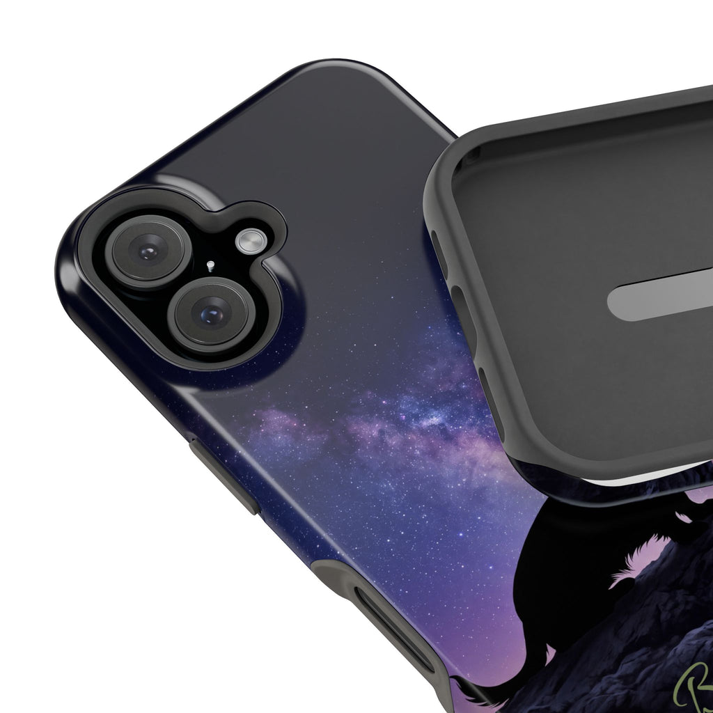 Personalized Dachshund Starry Night Phone Case — Wireless Charging Cover