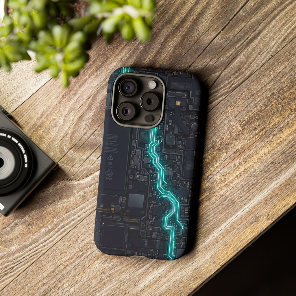 Electrician Cyan Circuit Phone Case - Samsung & iPhone Series