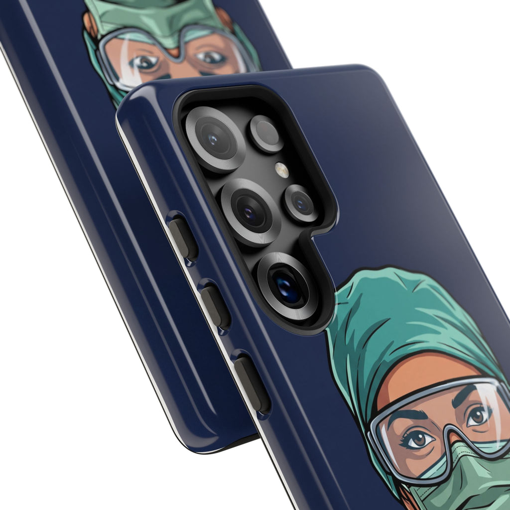 Nurse Illustrated Portrait Phone Case | iPhone & Samsung