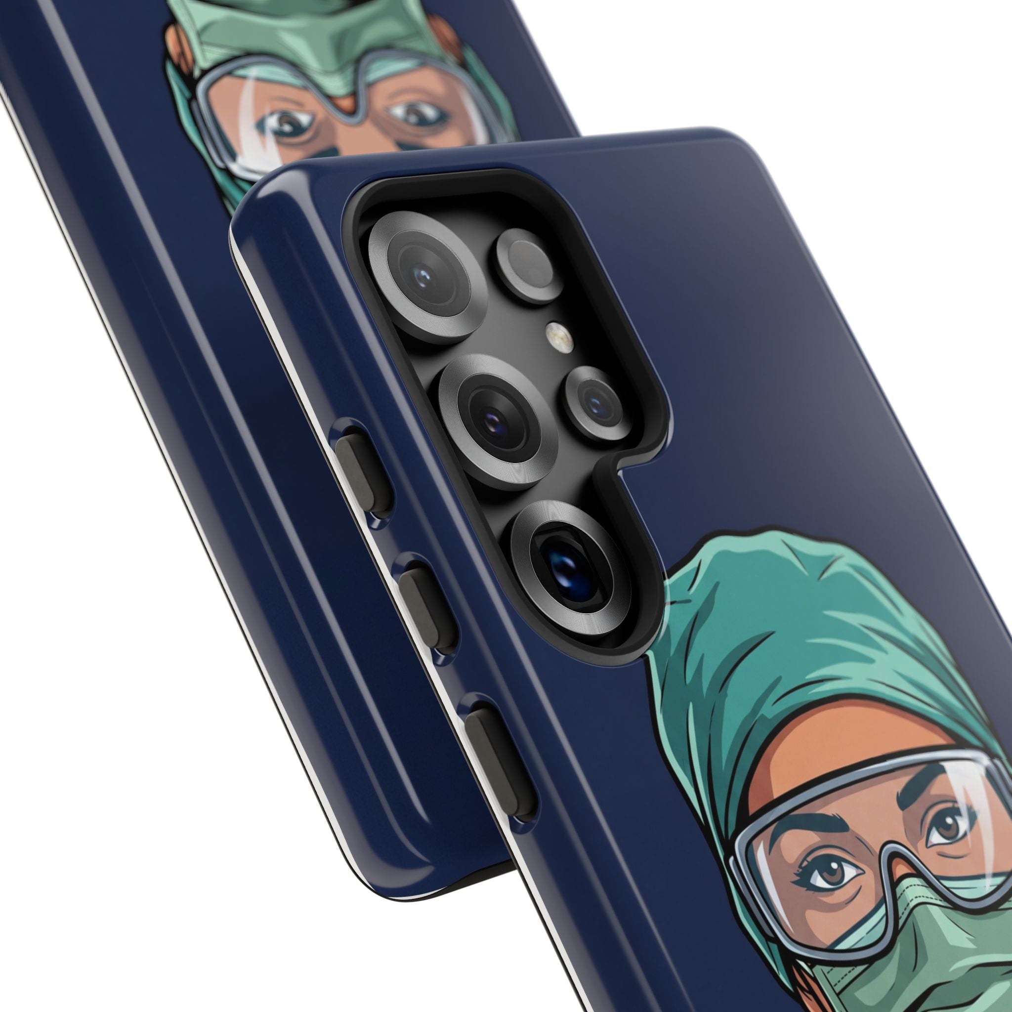 Nurse Illustrated Portrait Phone Case | iPhone & Samsung