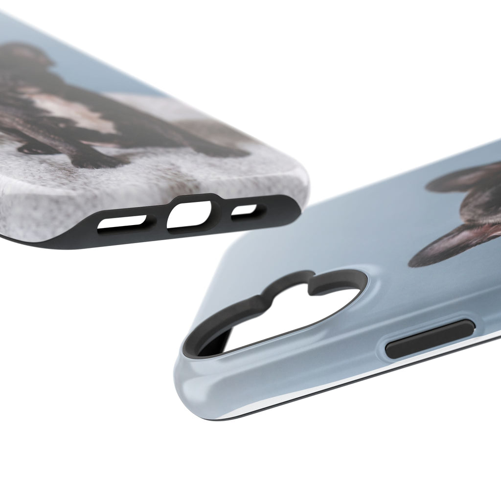 French Bulldog Puppy Phone Case — Impact-Resistant Wireless Charging Cover