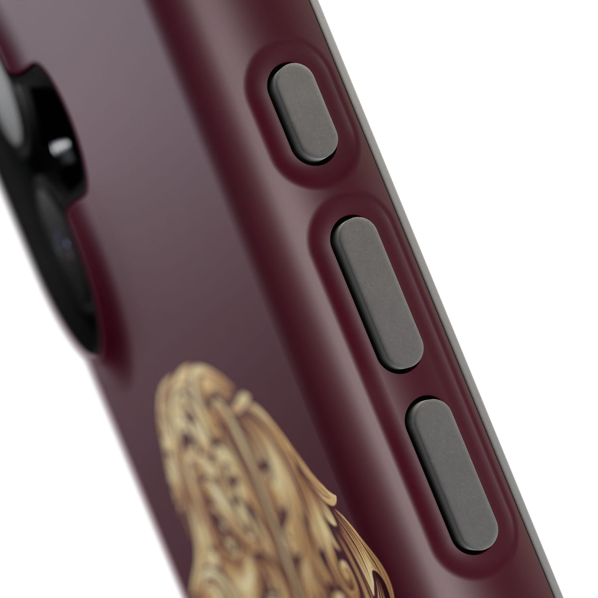 Personalized Gold Filigree Labrador Phone Case — Tough Magnetic Case with Wireless Charging