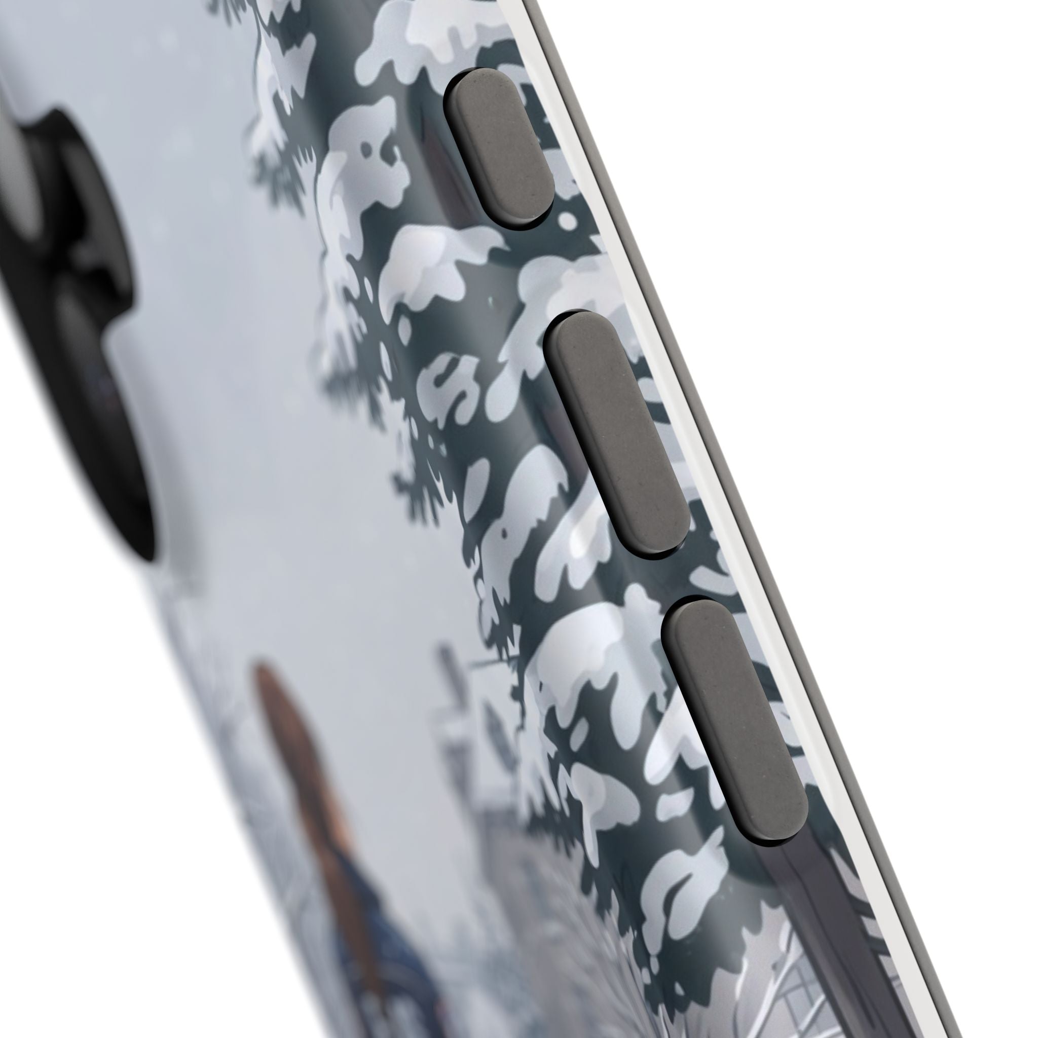 Paramedic/EMT Winter Phone Case — Magnetic Wireless Charging Cover