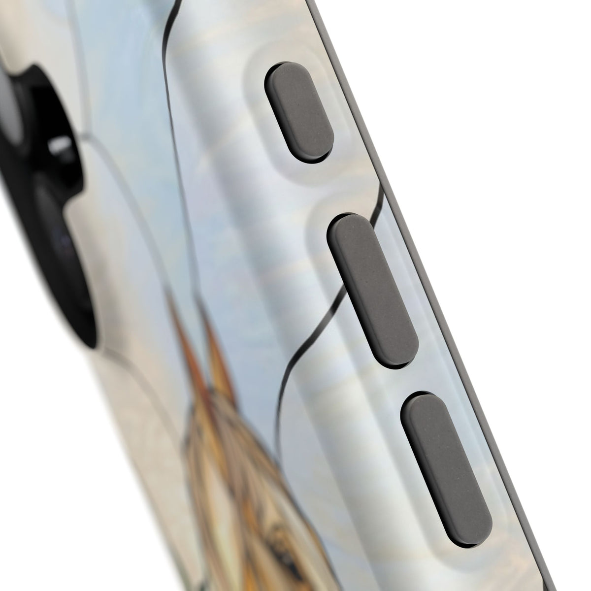 Floral Stained Glass Horse Phone Case — Tough Magnetic Case with Wireless Charging