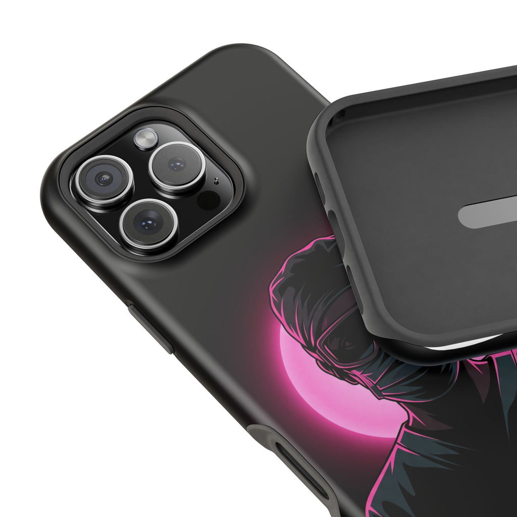 Nurse Portrait Phone Case — Navy Wireless Charging Cover