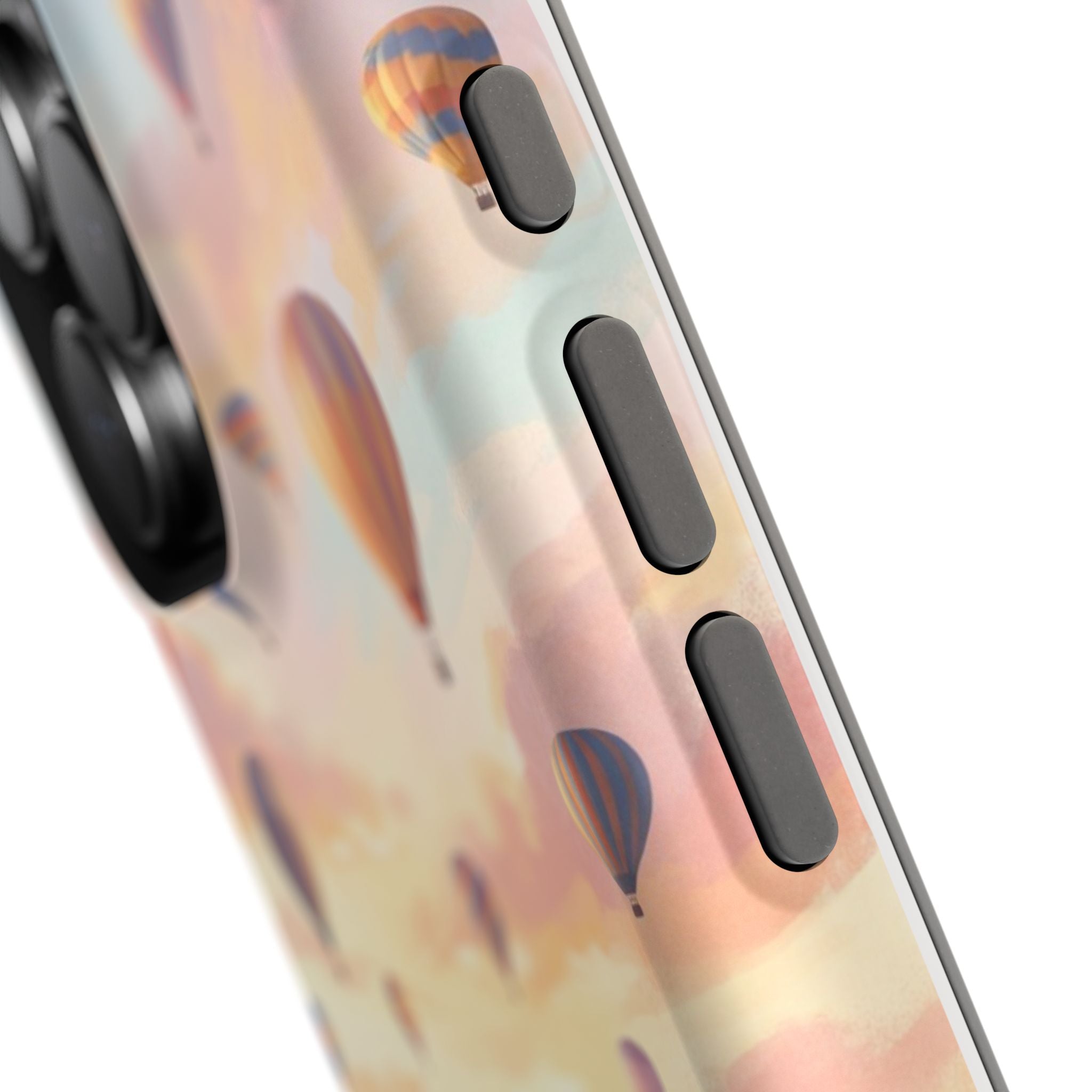 Personalized Golden Retriever Hot Air Balloon Phone Case — Wireless Charging Cover
