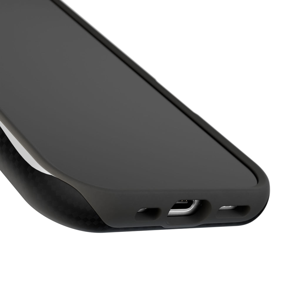 Gold Paramedic Badge Black Phone Case — Magnetic Wireless Charging Cover