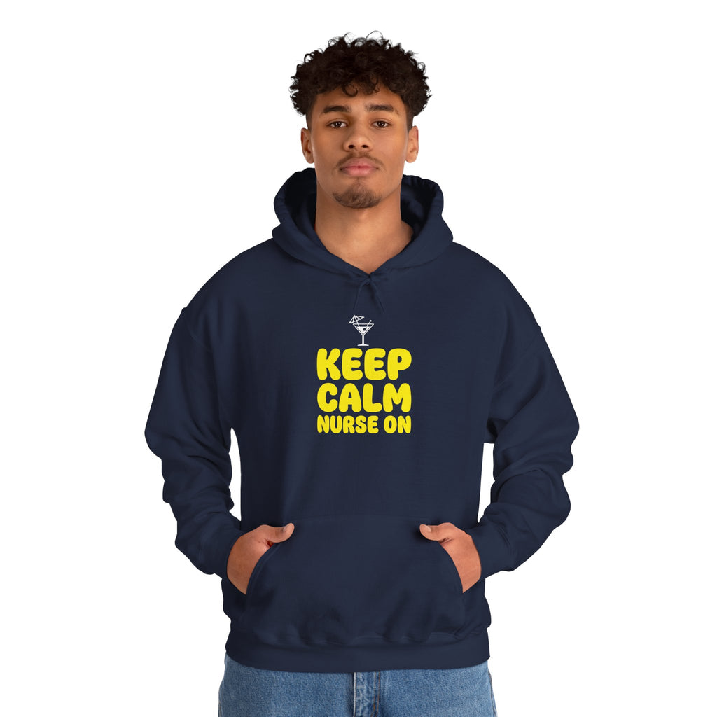 Keep Calm Nurse On Hoodie — Funny Nurse Graphic Pullover