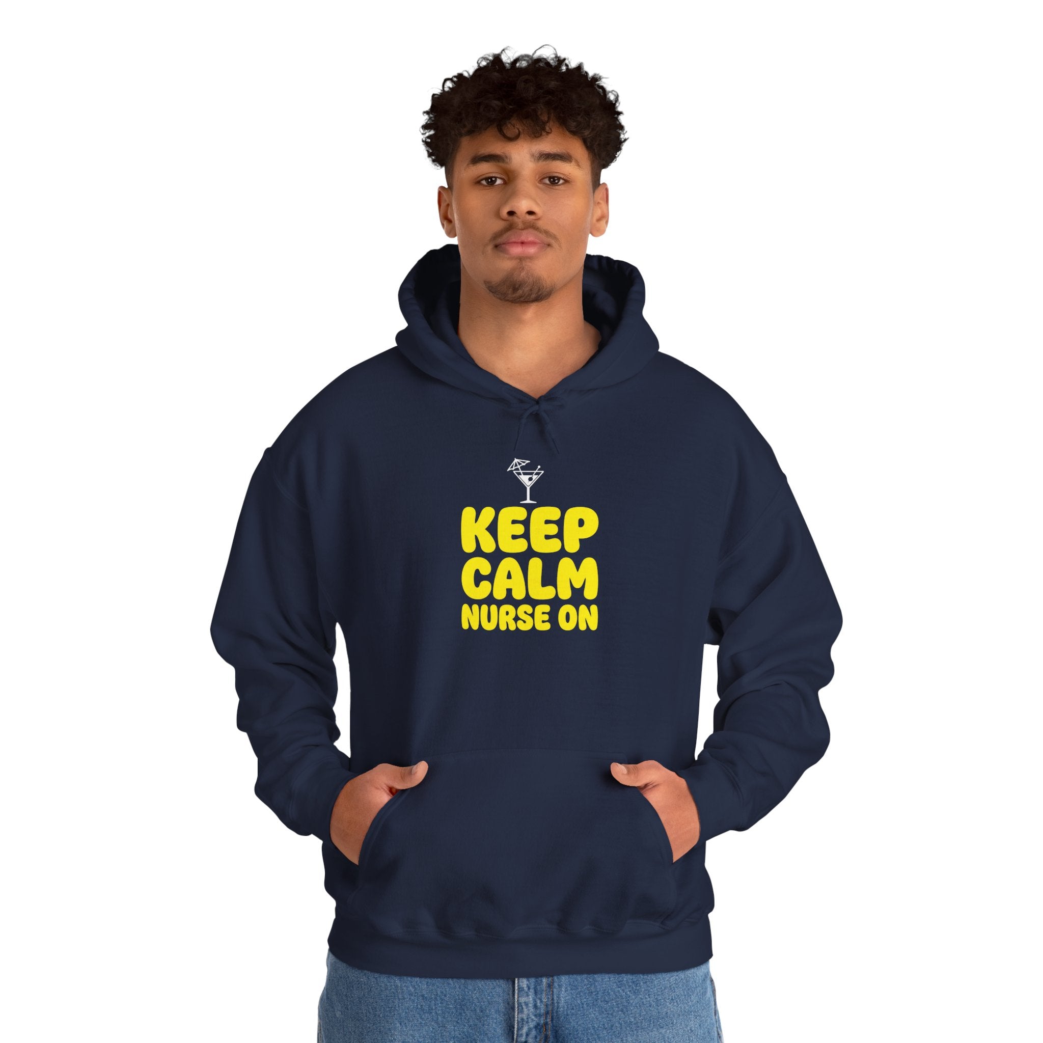 Keep Calm Nurse On Hoodie — Funny Nurse Graphic Pullover