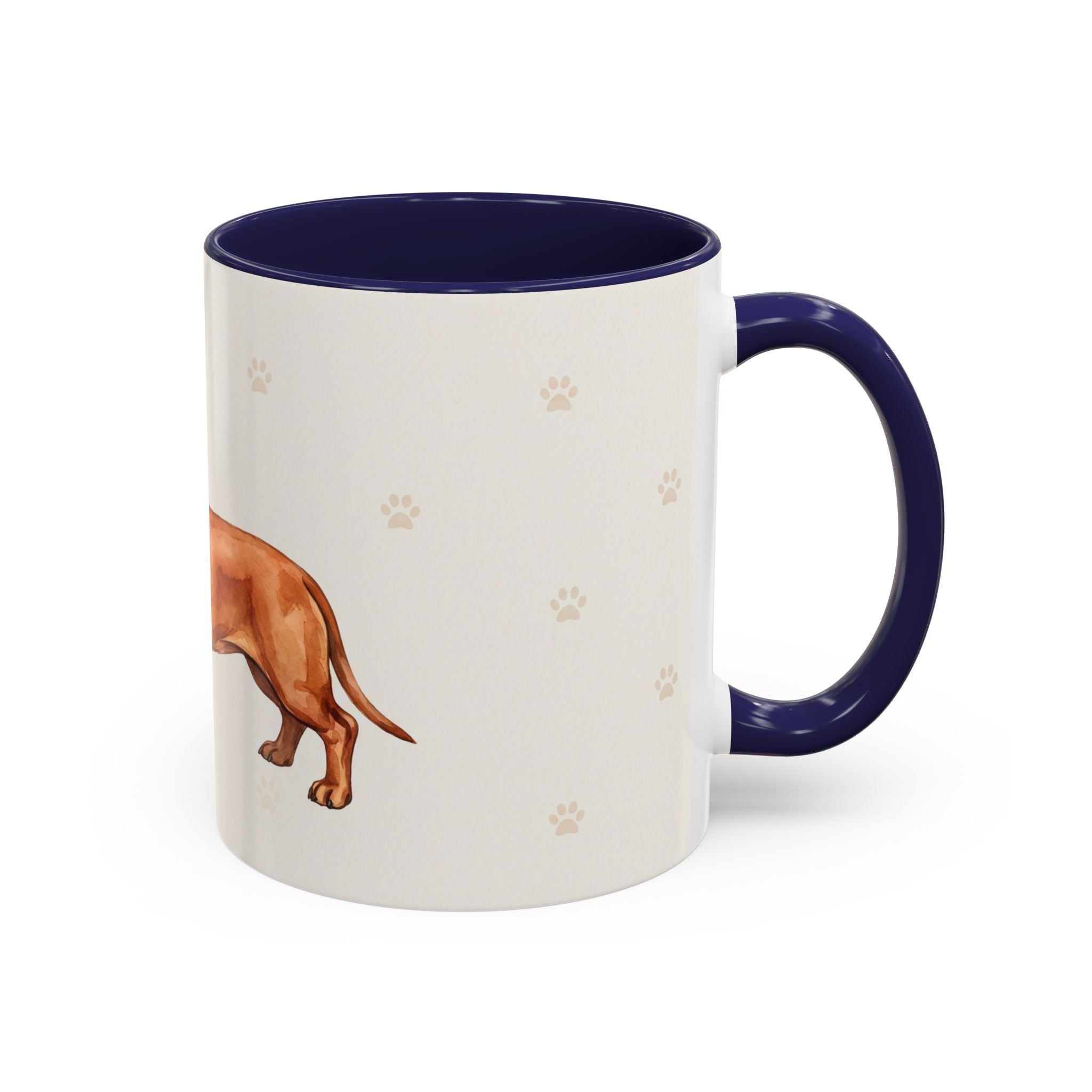 Dachshund Lover Mug – Wiener Dog with Scarf, Cute Watercolor Dachshund Gift Mug