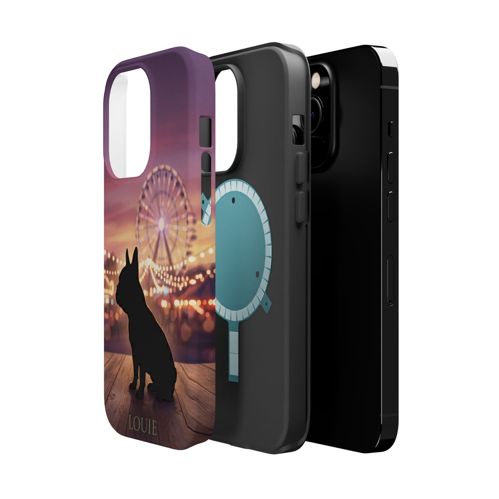 Personalized French Bulldog Carnival Nights Phone Case — Wireless Charging Cover