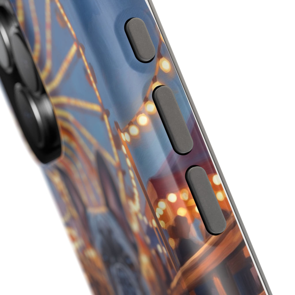 Personalized French Bulldog Pier Lights Phone Case — Wireless Charging Cover