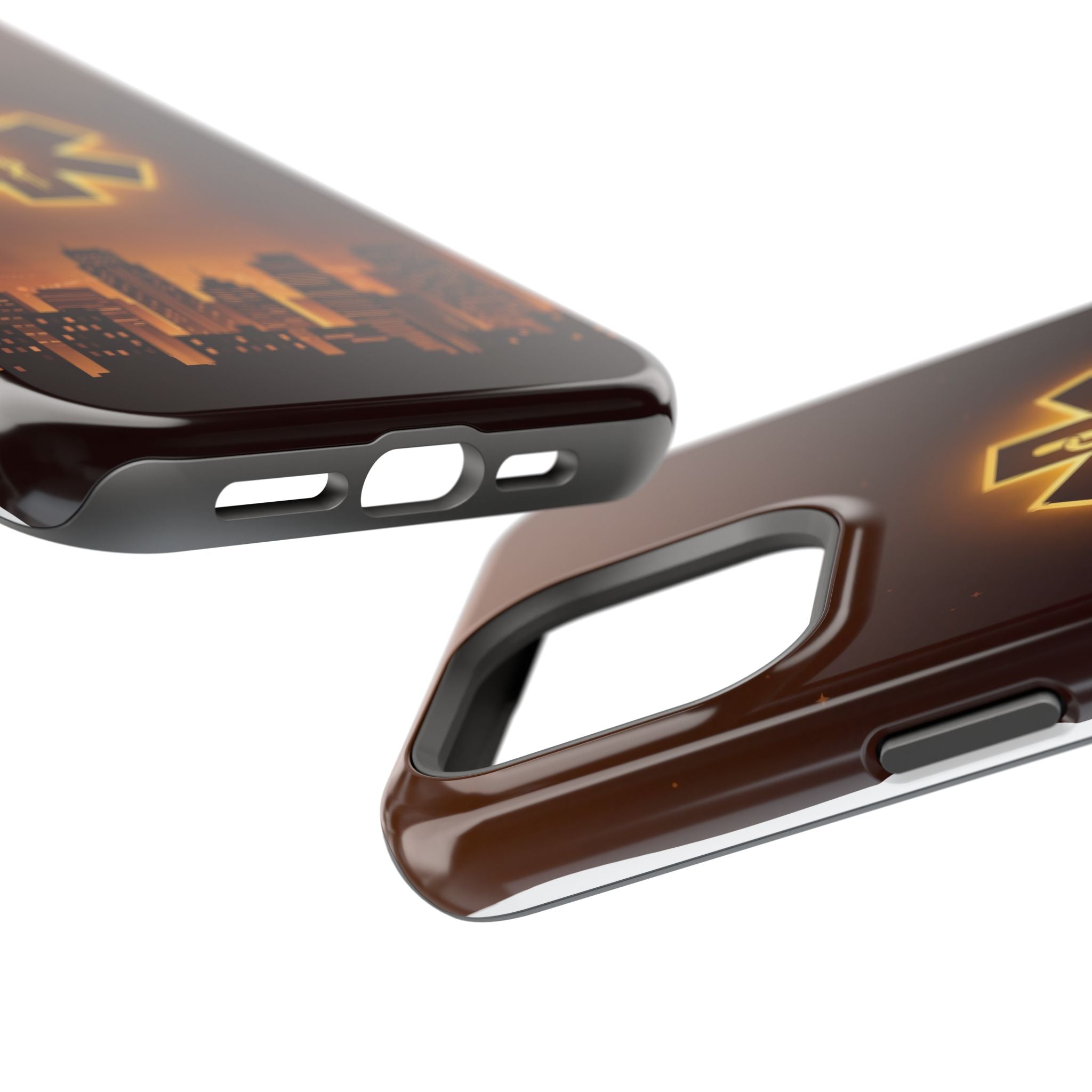 Paramedic/EMT Skyline Phone Case — Magnetic Wireless Charging Cover