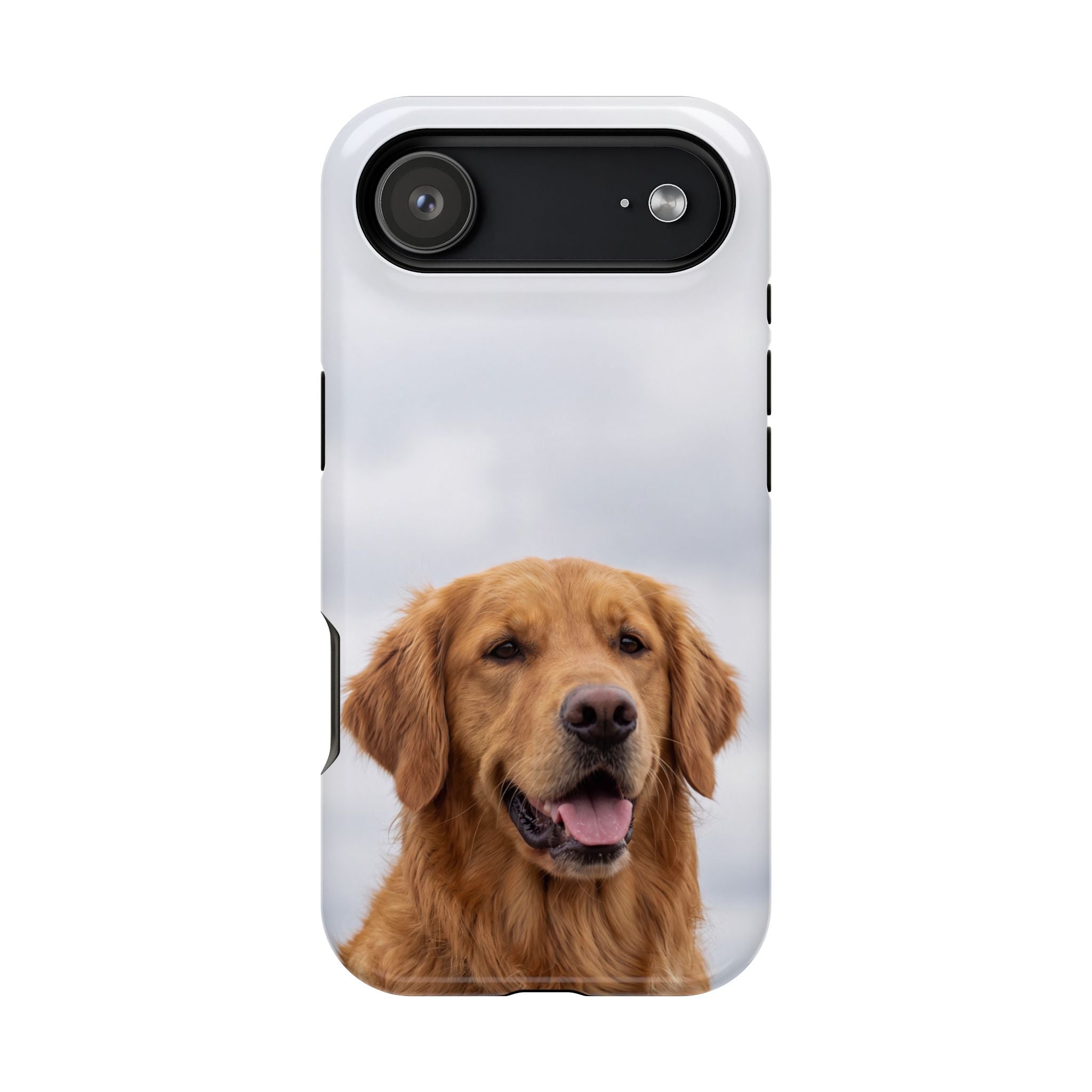 Golden Retriever Phone Case — Impact-Resistant Wireless Charging Cover