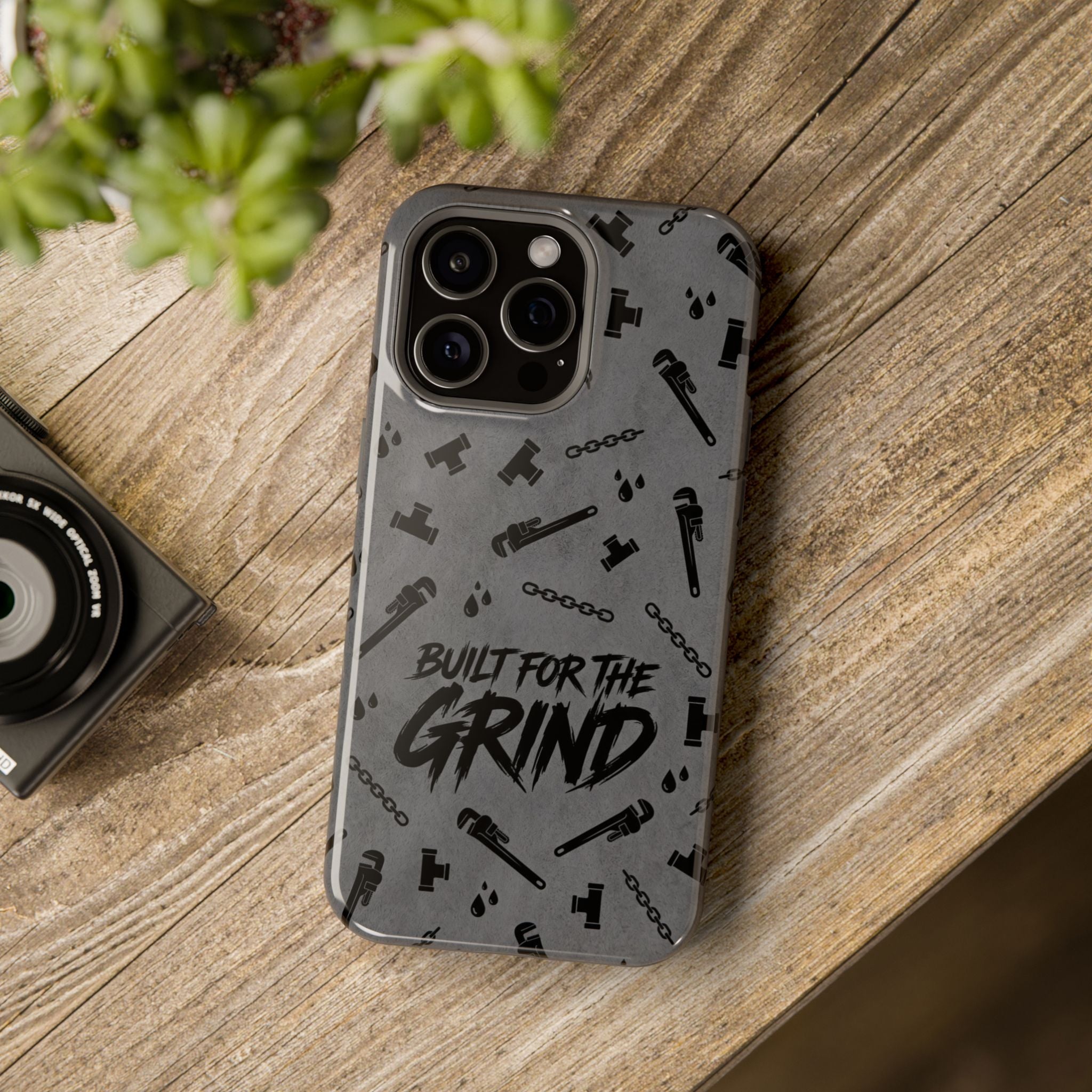 Built for the Grind Phone Case — Plumber Tools Wireless Charging Cover