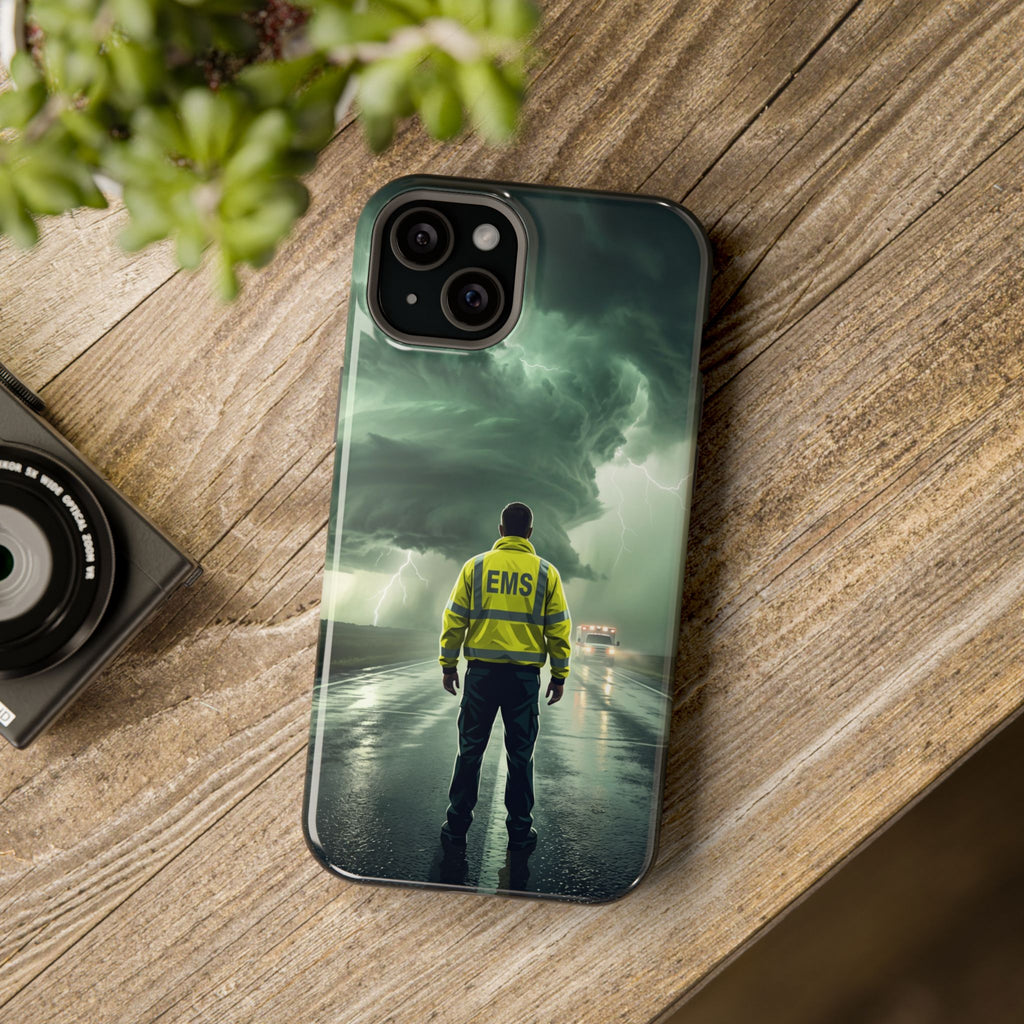 EMS Green Storm Phone Case — Magnetic Wireless Charging Cover