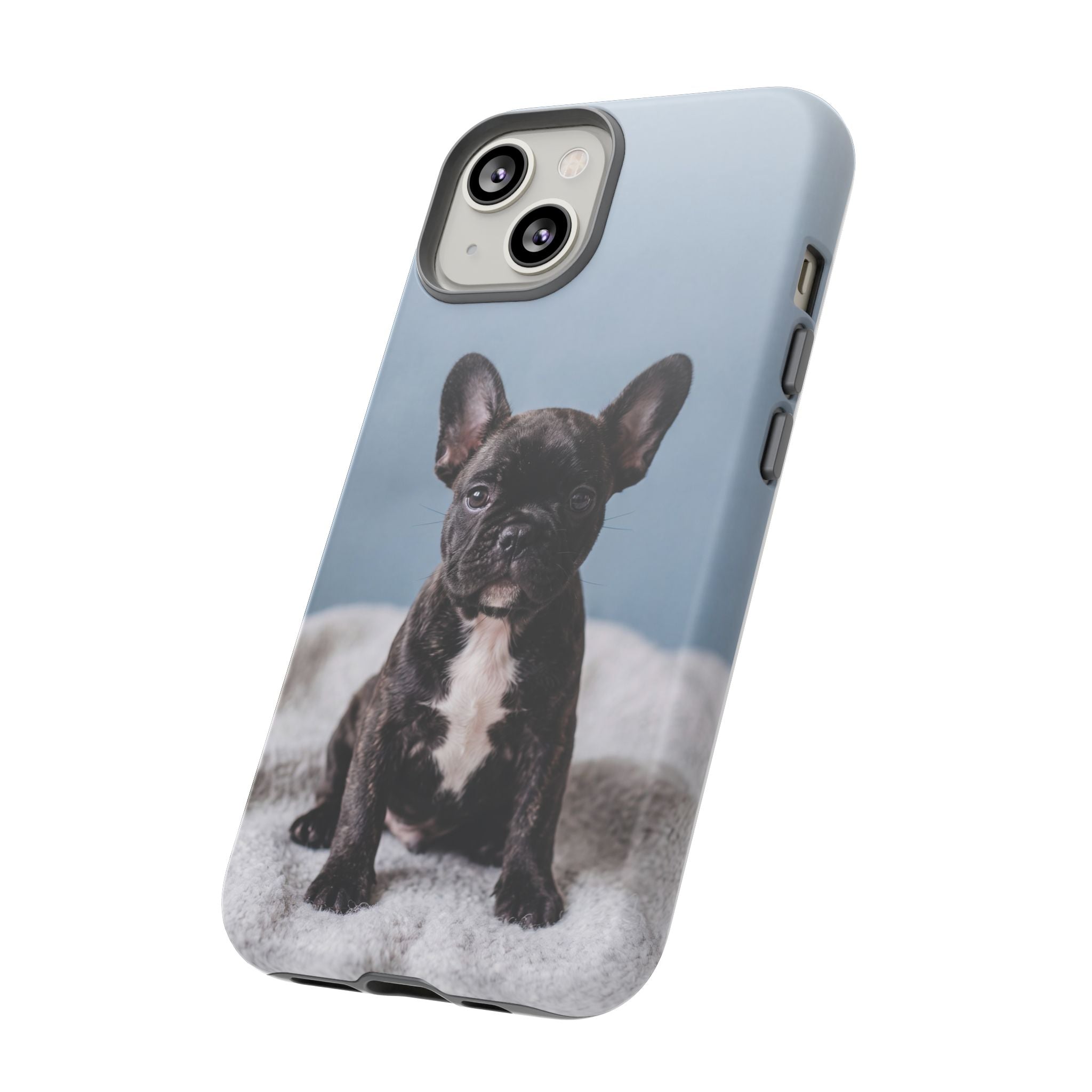 French Bulldog Puppy Phone Case | Adorable Brindle Frenchie Portrait | Samsung & iPhone
