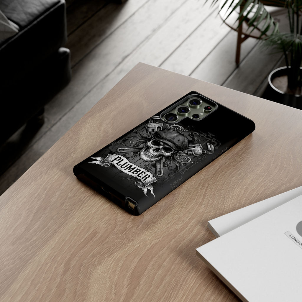 Gothic Skull Plumber Phone Case - Samsung & iPhone Series