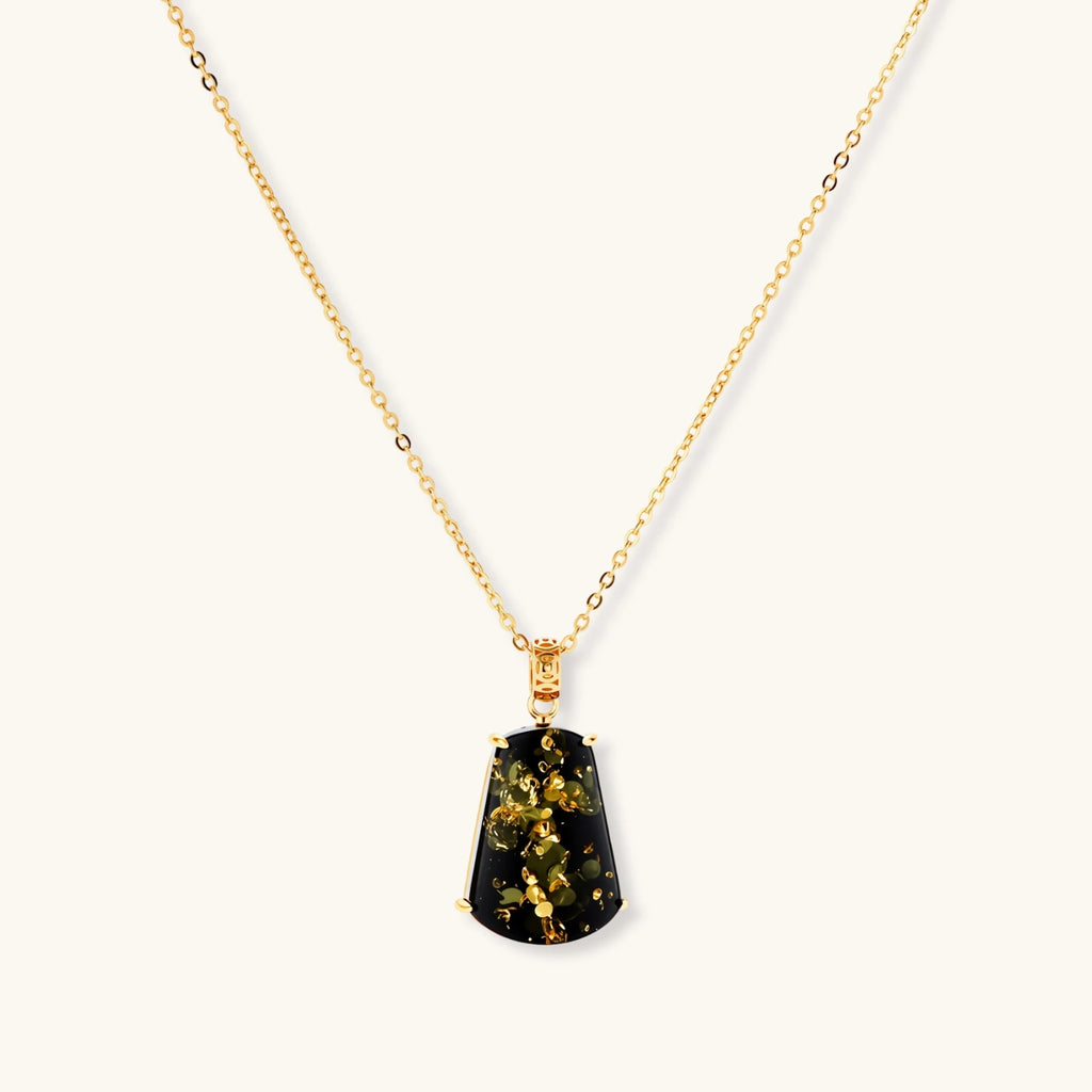 Forest Gold Amber Necklace