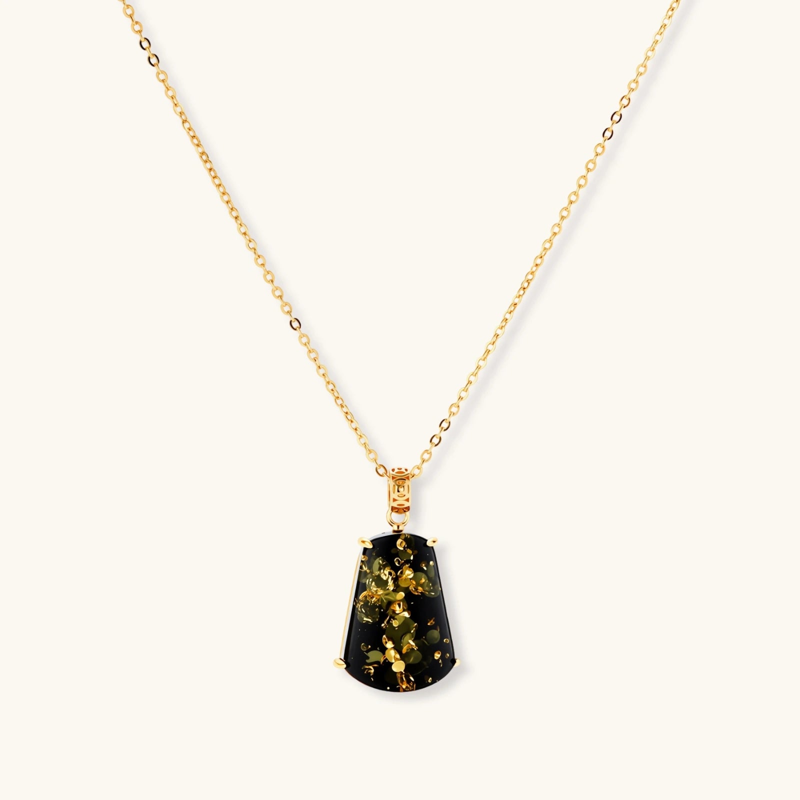 Forest Gold Amber Necklace