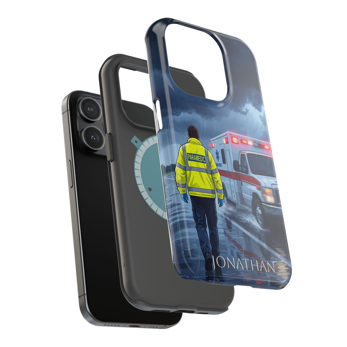 Personalized EMS Storm Phone Case — Wireless Charging Cover