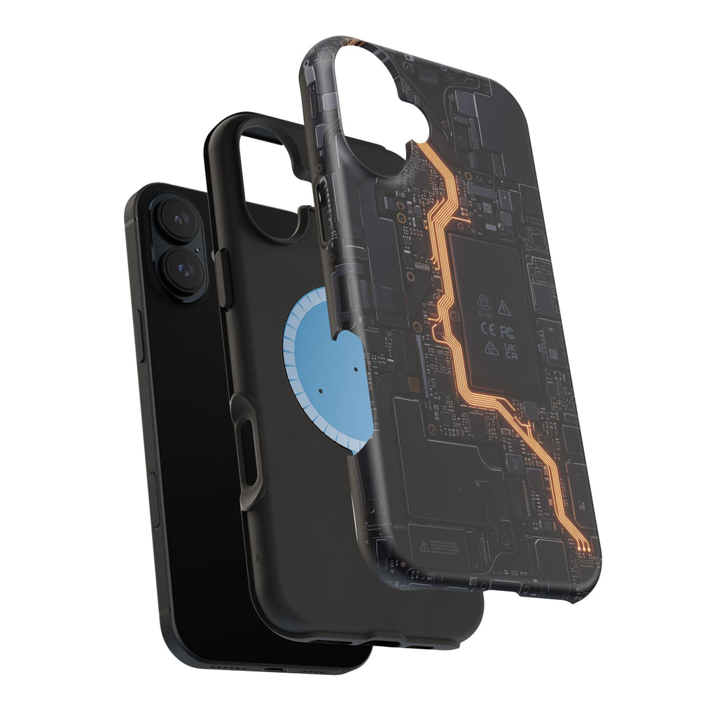 Electrician Circuit Bolt Phone Case — Impact-Resistant Wireless Charging Cover