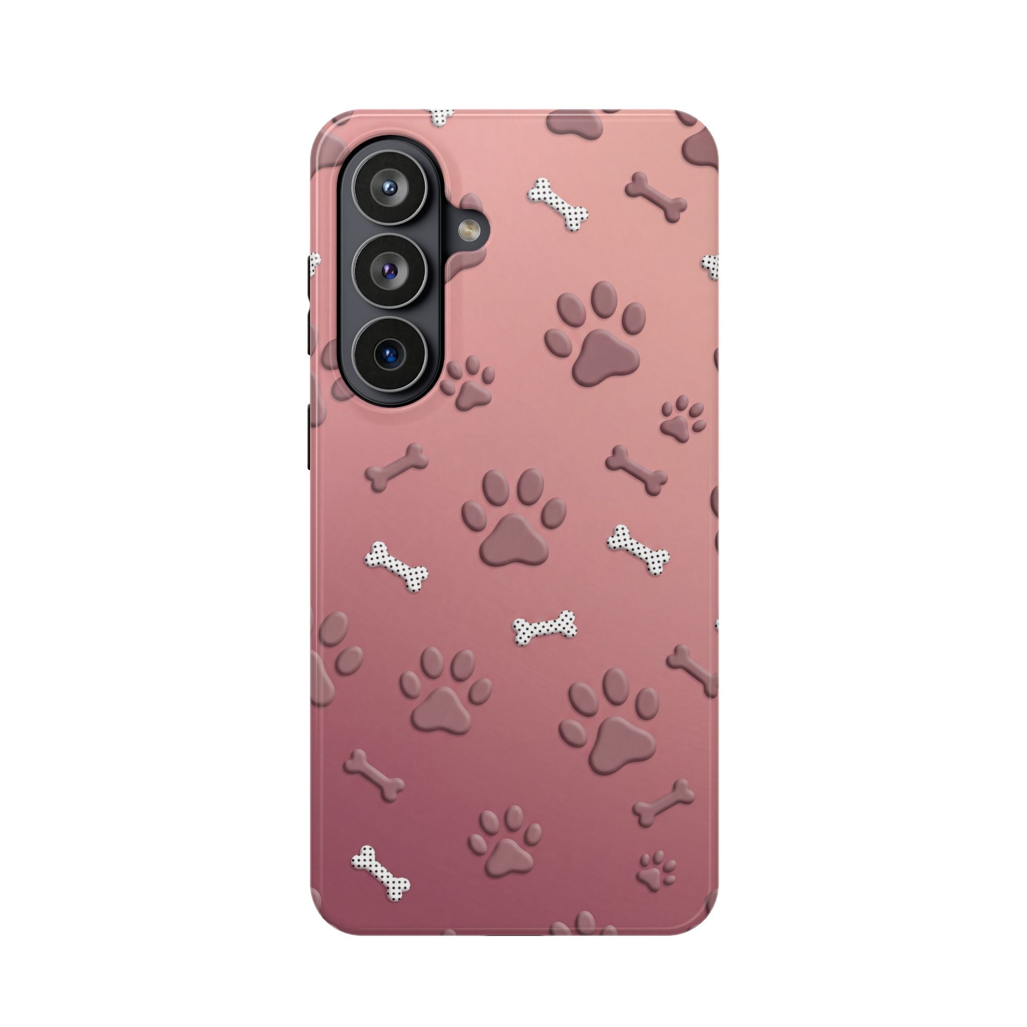 Paws & Bones Phone Case — Impact-Resistant Wireless Charging Cover