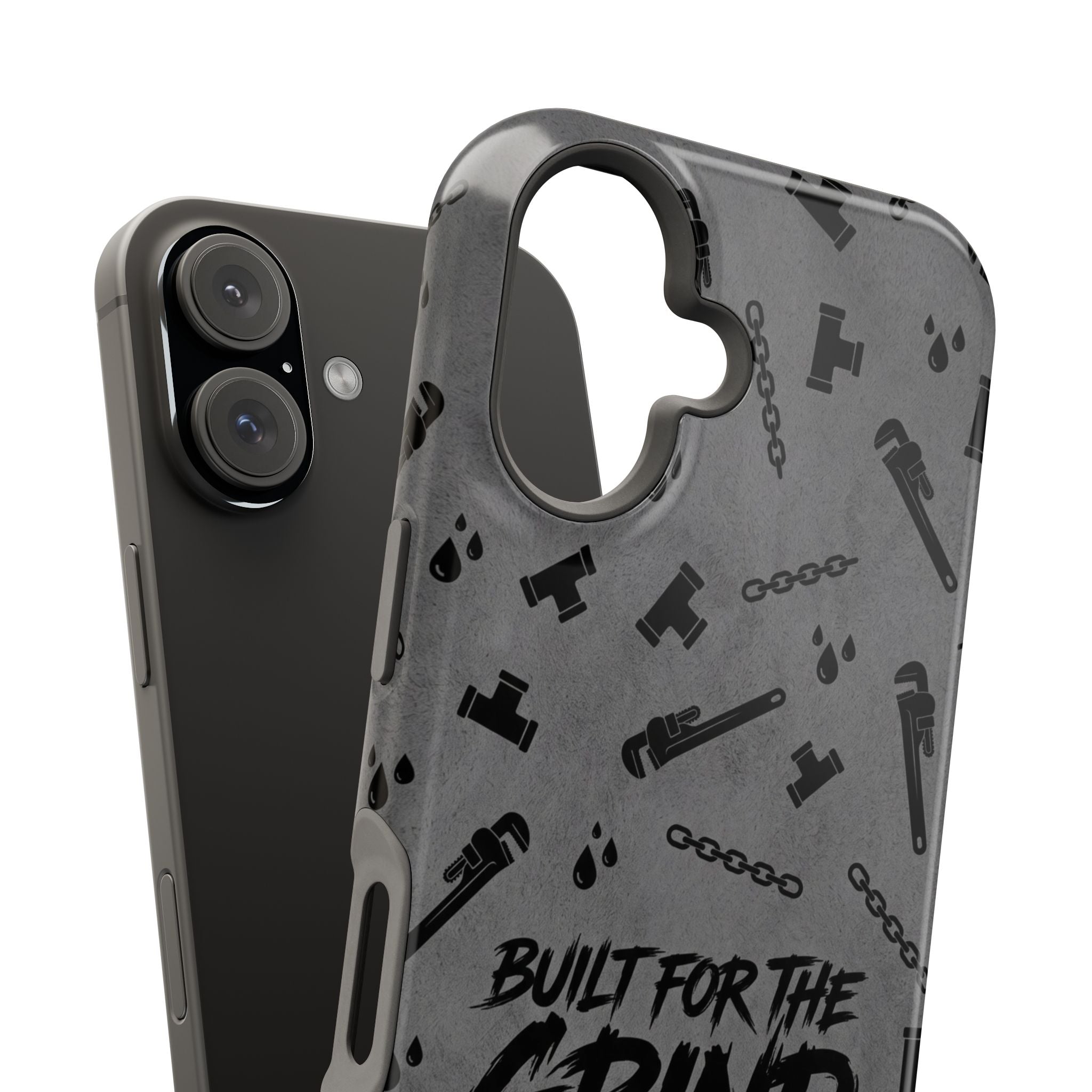 Built for the Grind Phone Case — Plumber Tools Wireless Charging Cover