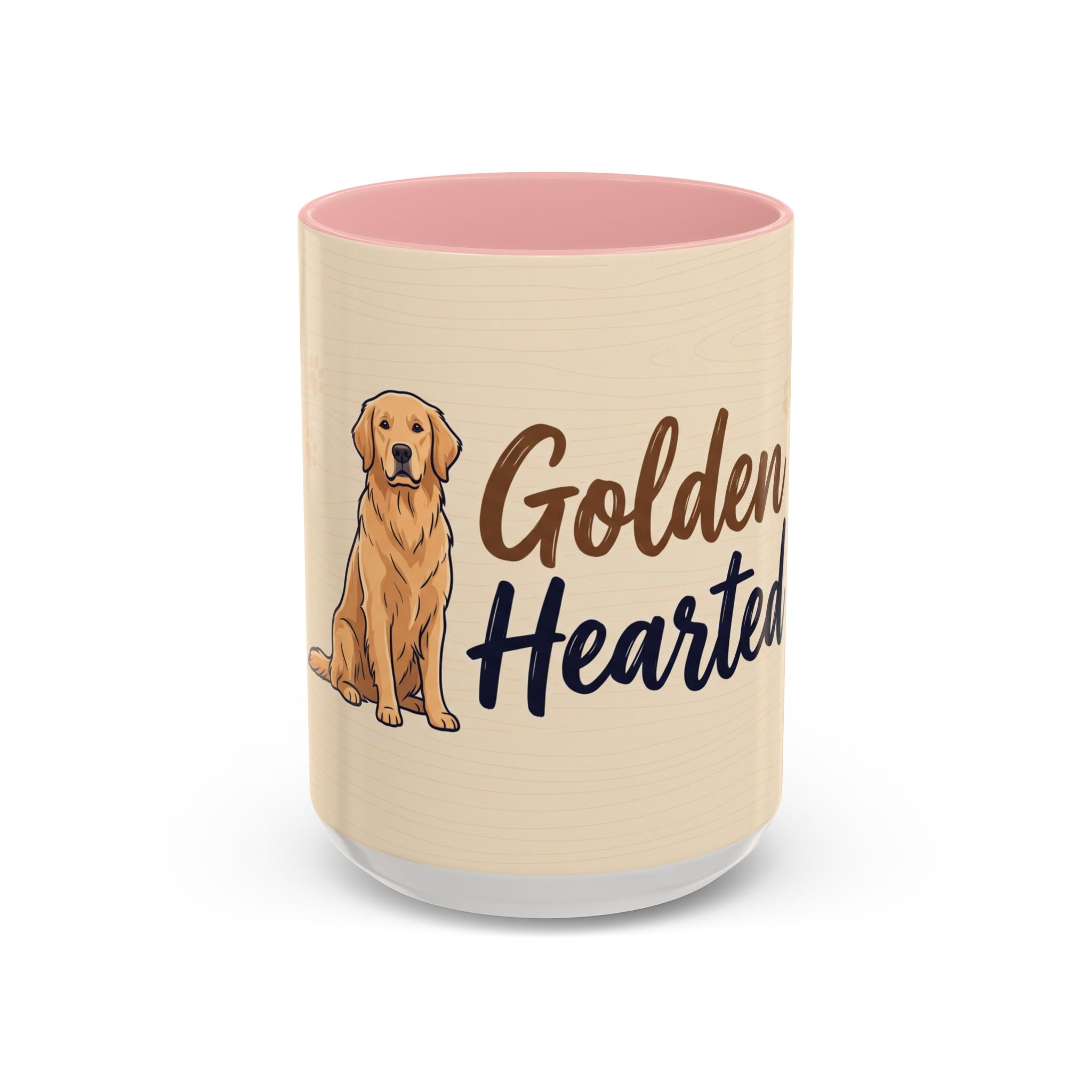 Golden Hearted Mug | Golden Retriever Lover Gift | Cute Dog Coffee Mug