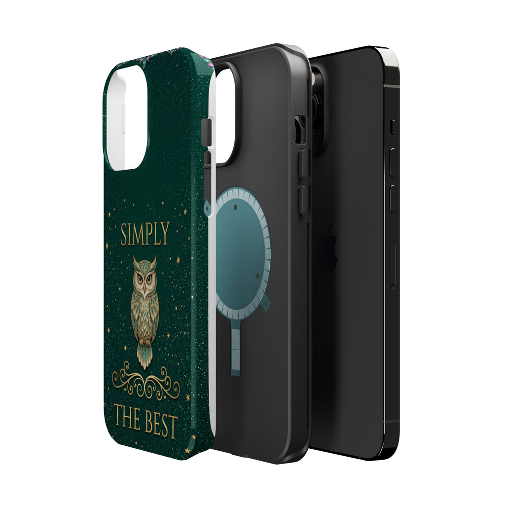 Simply The Best Wise Owl Phone Case — Wireless Charging Cover