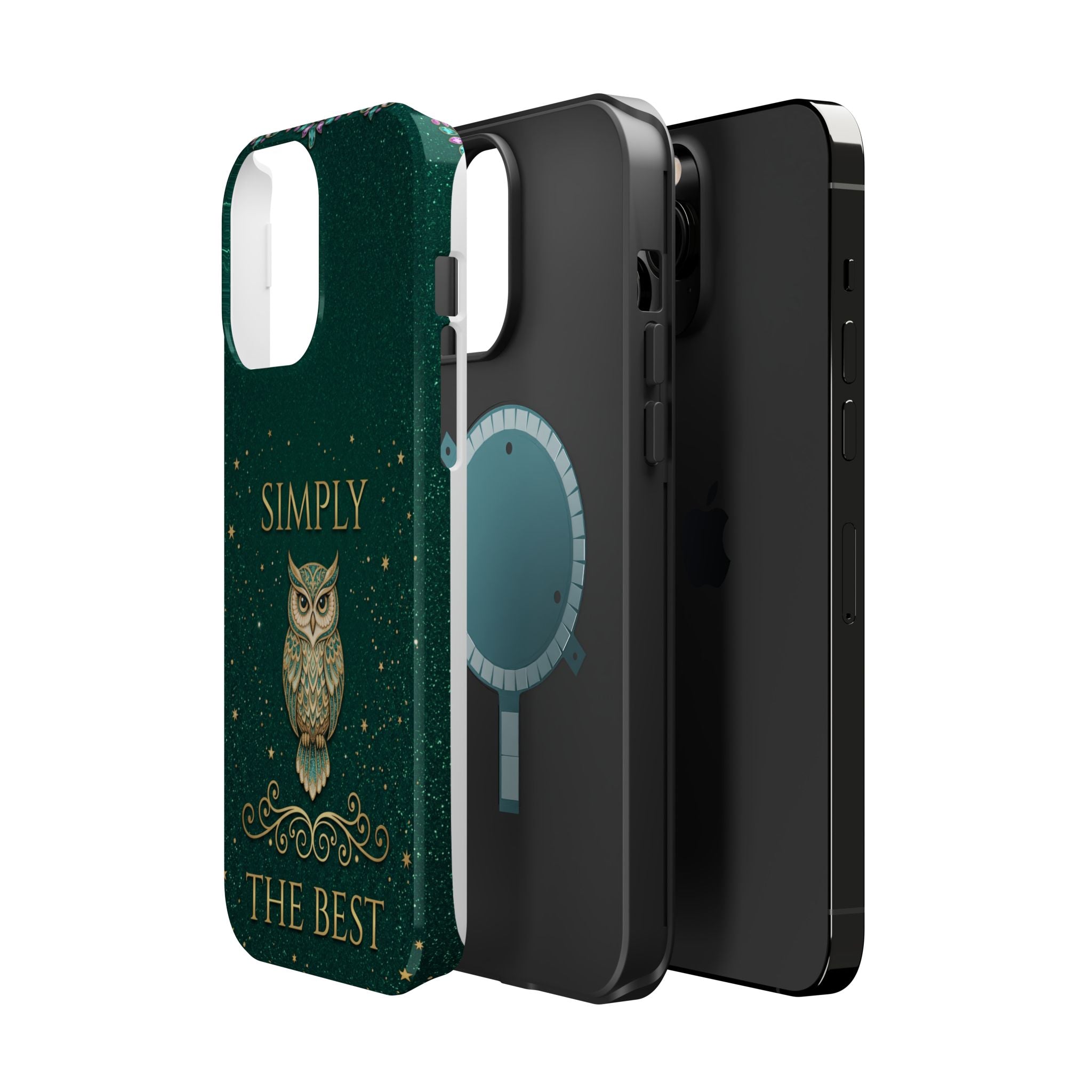 Simply The Best Wise Owl Phone Case — Wireless Charging Cover