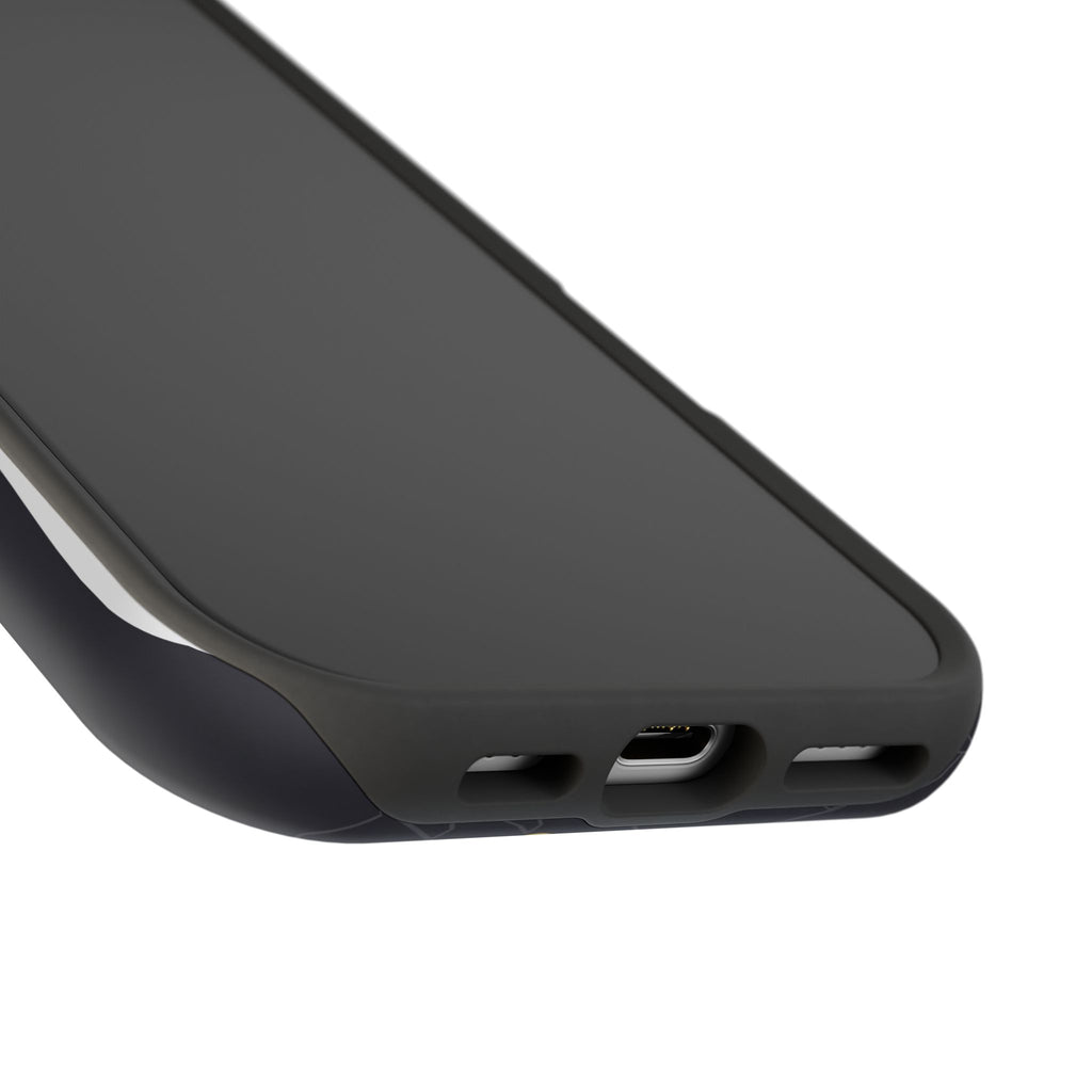 Paramedic/EMT Route Line Phone Case — Magnetic Wireless Charging Cover