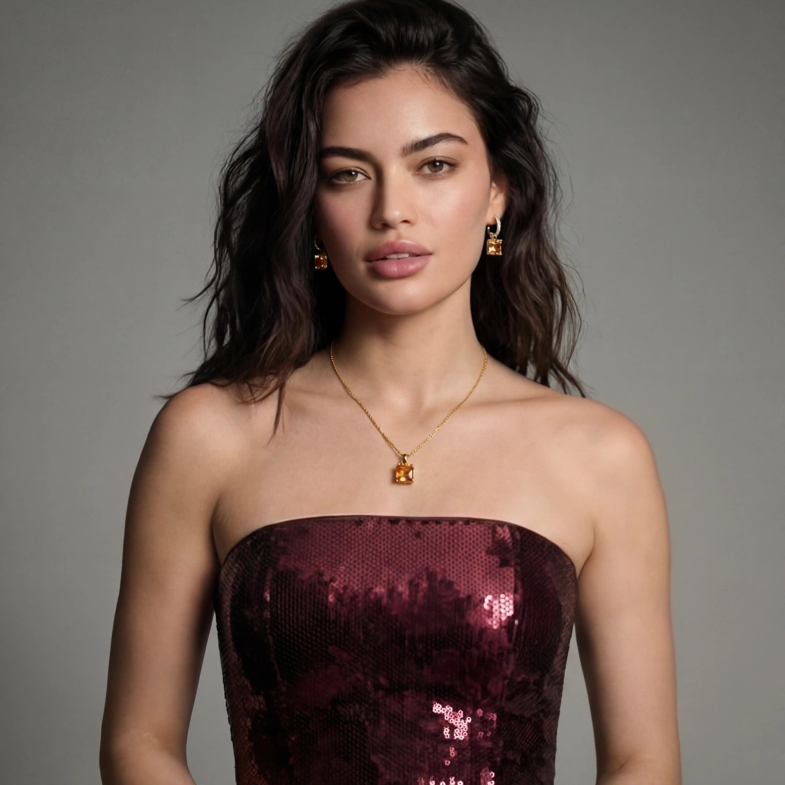 Golden Hour Geometric Jewelry Set