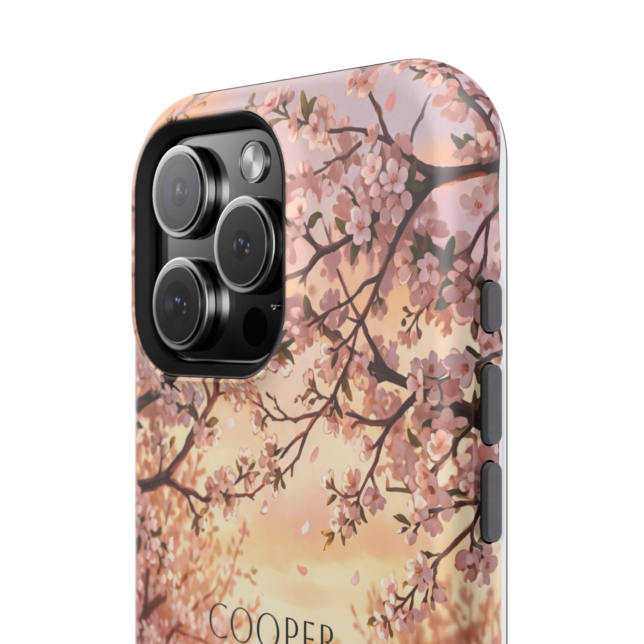 Personalized Golden Retriever Autumn Forest Phone Case — Wireless Charging Cover