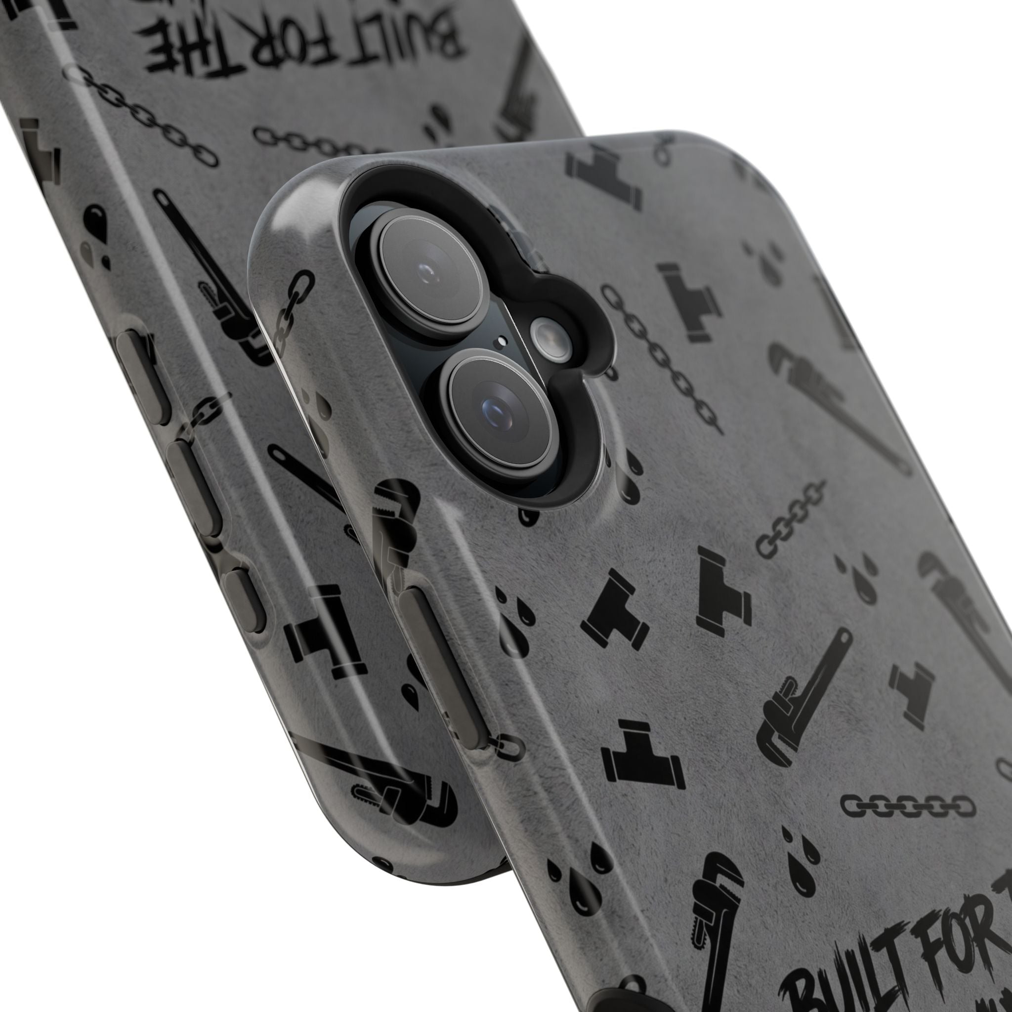 Built for the Grind Phone Case — Plumber Tools Wireless Charging Cover