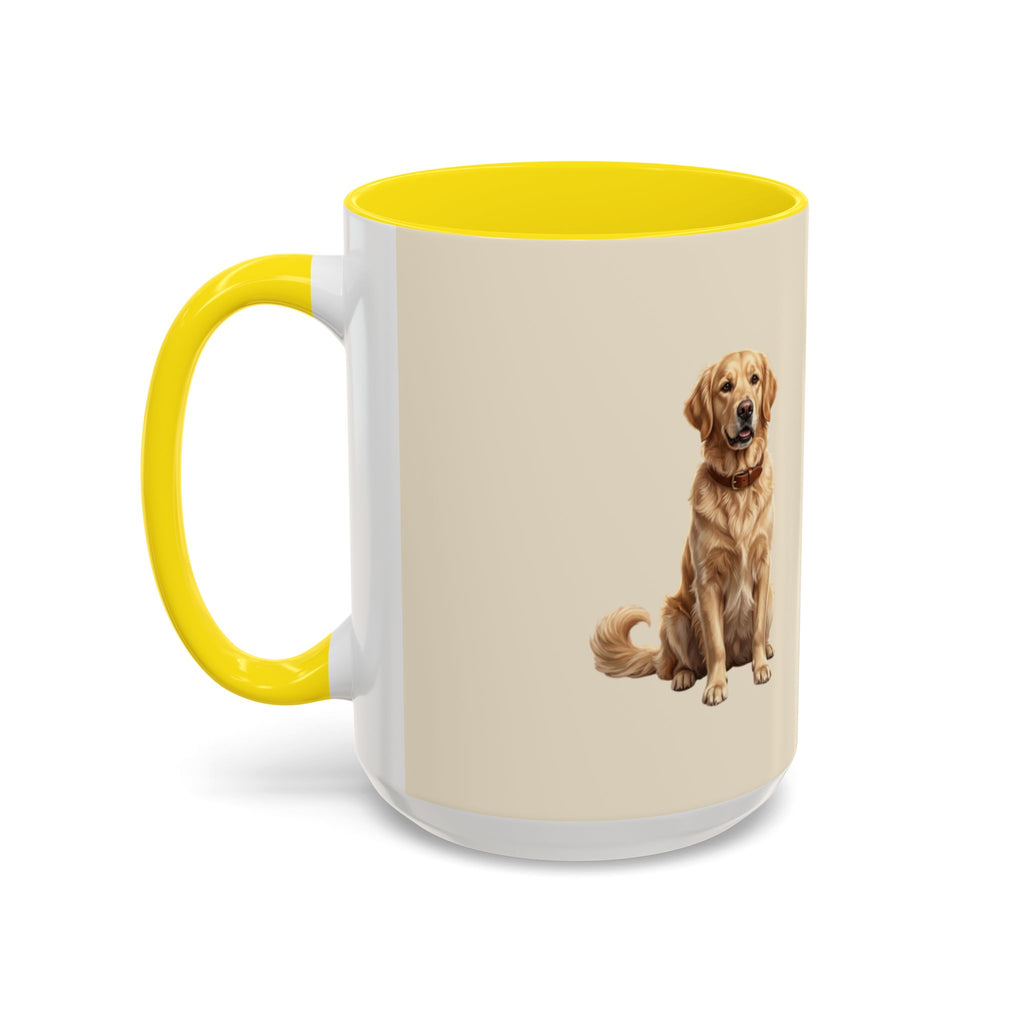 Personalized Golden Retriever Mug | Custom Name & Message Dog Mom Dad Coffee Mug