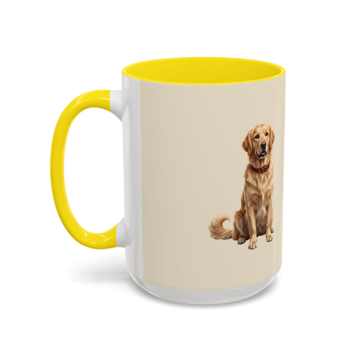 Personalized Golden Retriever Mug | Custom Name & Message Dog Mom Dad Coffee Mug