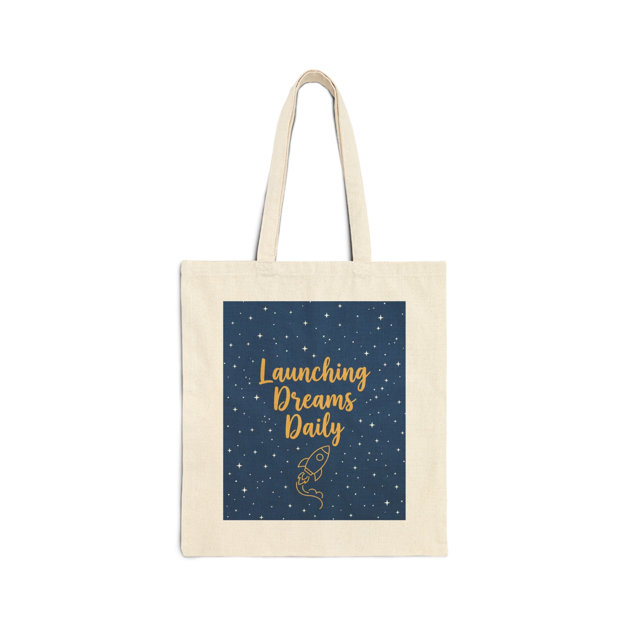 Launching Dreams Daily | Teacher Tote Bag | Teacher Appreciation Gift, Educator, Inspirational Teacher