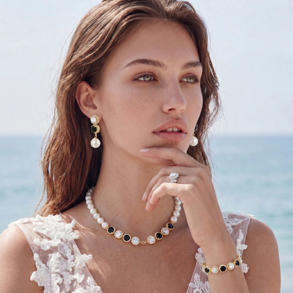 Noir Luxe Jewelry Set