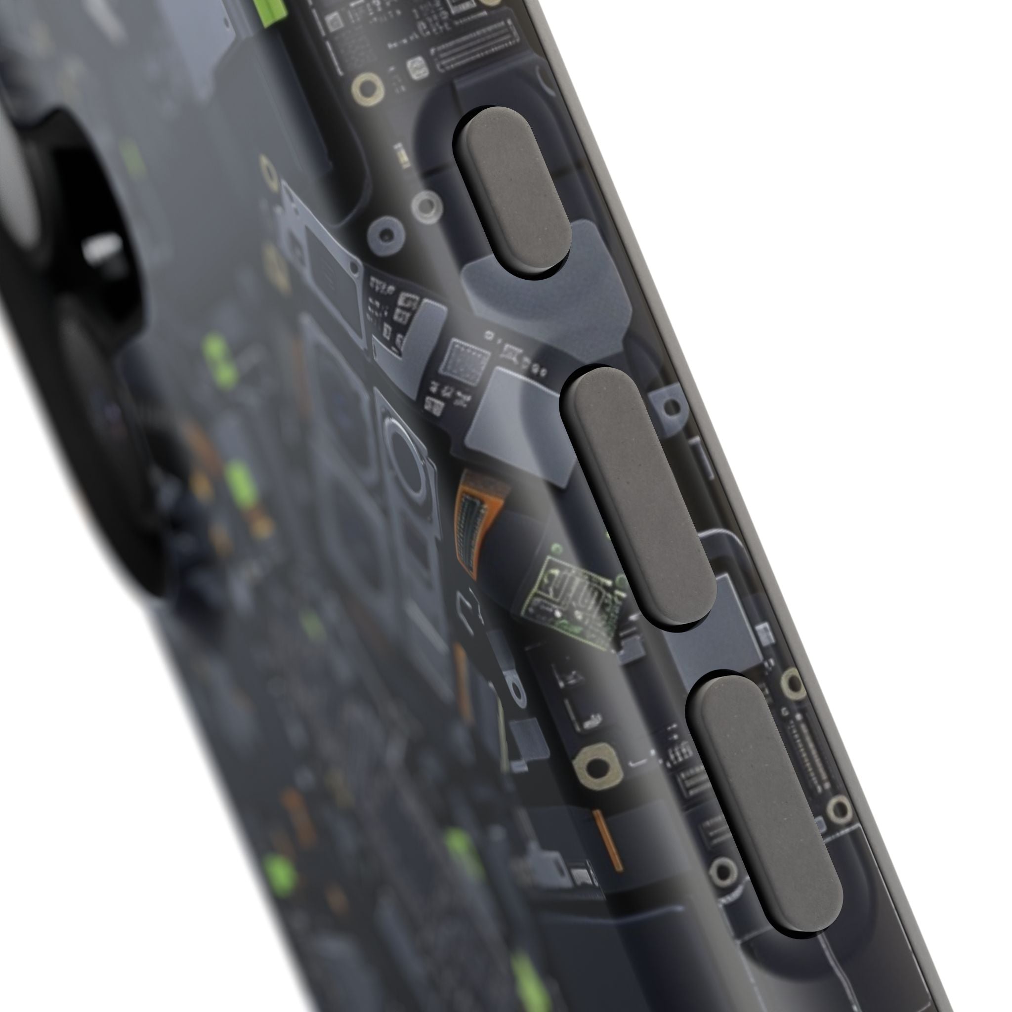 Circuit Core Phone Case — Motherboard Print Wireless Charging Cover