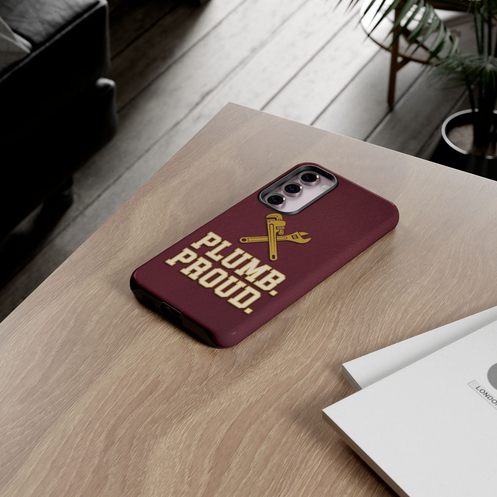 Plumb. Proud. Varsity Print Phone Case - Samsung & iPhone Series
