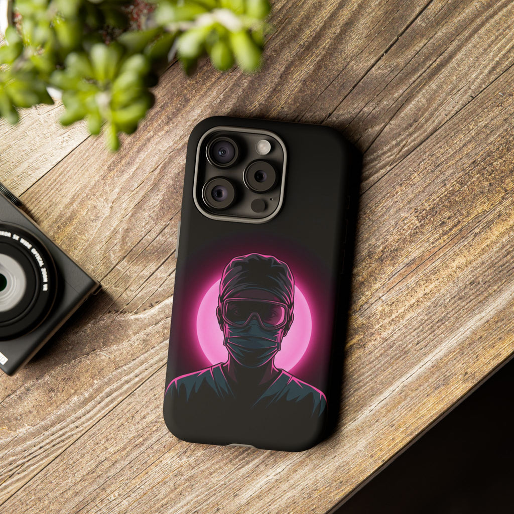 Nurse Neon Silhouette Phone Case - Samsung & iPhone Series