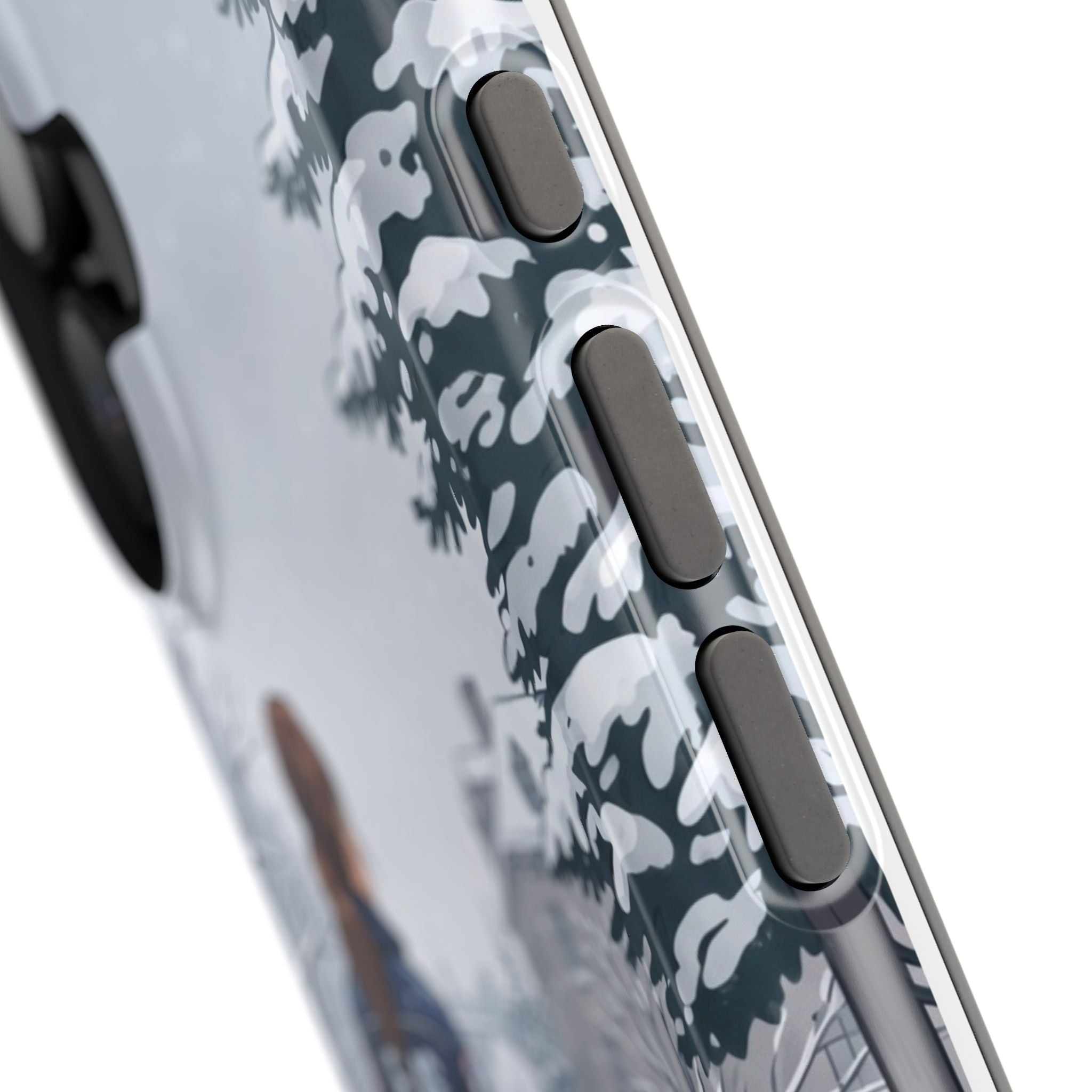 Paramedic/EMT Winter Phone Case — Magnetic Wireless Charging Cover